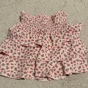 Zara Pink and Green skort size 6-7